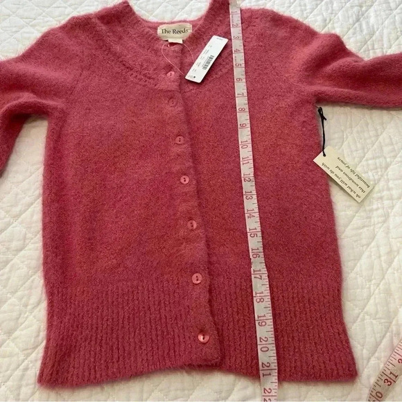 J. Crew The Reeds Fuzzy Knit Long Sleeve Button‎ Cardigan Sweater size xs - Picture 8 of 10